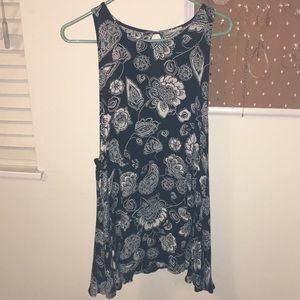 Black floral dress